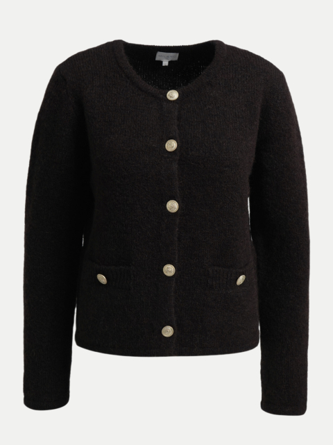 Milano Italy Strickjacke mit aufgesetzten Taschen bei Robert Ley