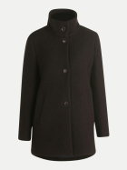 Betty Barclay Kurzmantel mit Stehkragen 9097-Black Bean bei Robert Ley