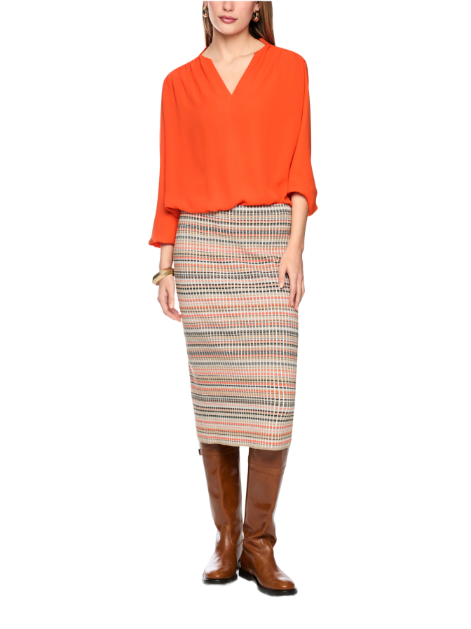 Marc Cain Blusenshirt mit Schmuckknopf bei Robert Ley
