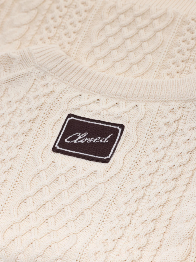 Closed Regular-Fit Pullover mit Zopfstrickmuster bei Robert Ley