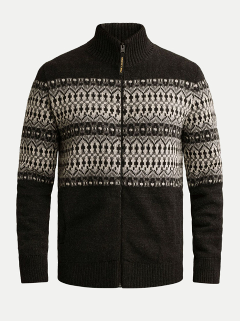 PME Legend Strickjacke mit eingestricktem Kabelmuster bei Robert Ley