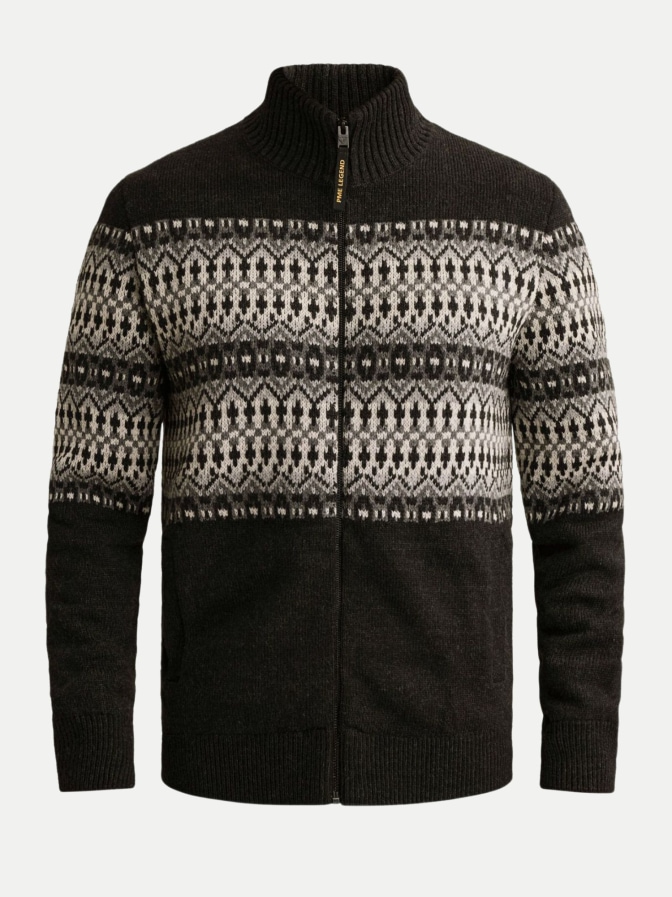 PME Legend Strickjacke mit eingestricktem Kabelmuster bei Robert Ley