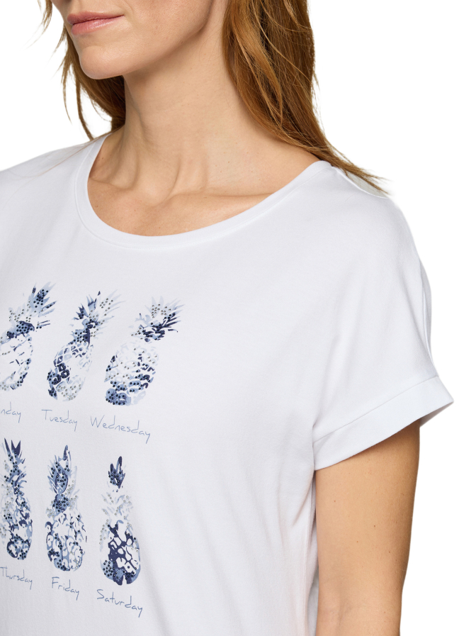 Rabe Moden T-Shirt mit Ananas-Print bei Robert Ley