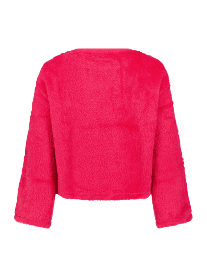 Cartoon Kunstfell-Pullover bei Robert Ley