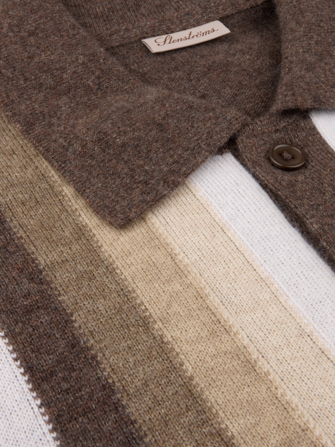 Stenströms Kaschmir-Strickjacke mit Streifen bei Robert Ley