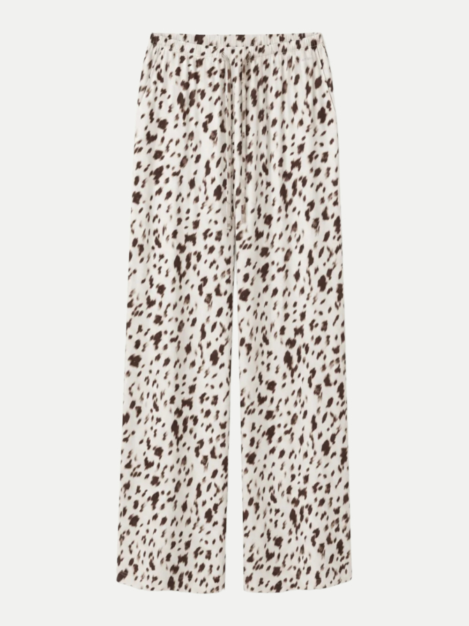 OH APRIL Wide-Leg Satinhose Verde bei Robert Ley