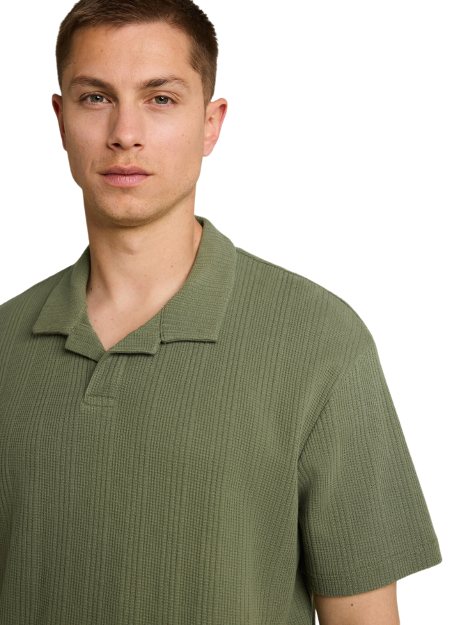 Tom Tailor Denim Poloshirt in Waffel-Optik bei Robert Ley