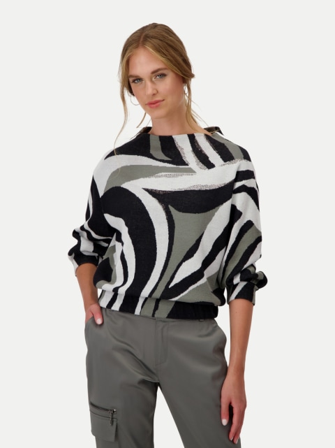 Monari Jacquardpullover bei Robert Ley