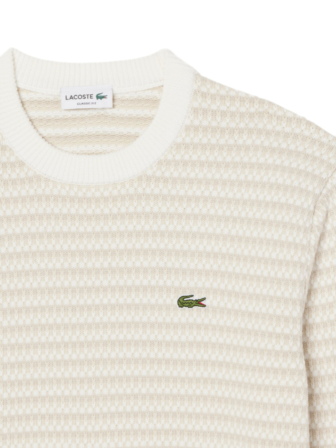 Lacoste Strickpullover aus Baumwolljacquard bei Robert Ley
