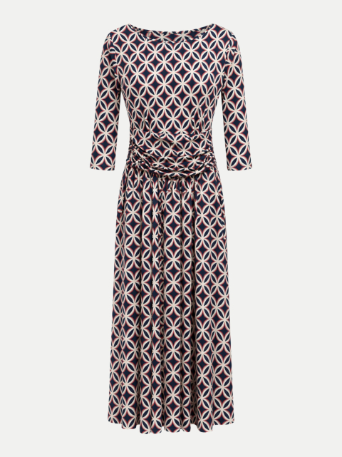 Robert Ley Midi-Jerseykleid mit Raffung im Taillenbereich bei Robert Ley