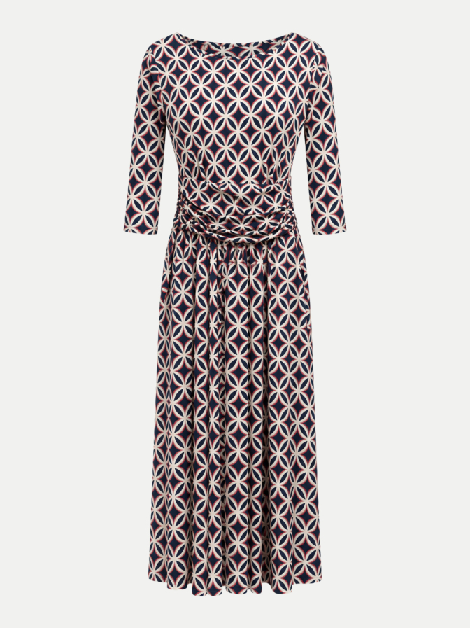 Robert Ley Midi-Jerseykleid mit Raffung im Taillenbereich bei Robert Ley
