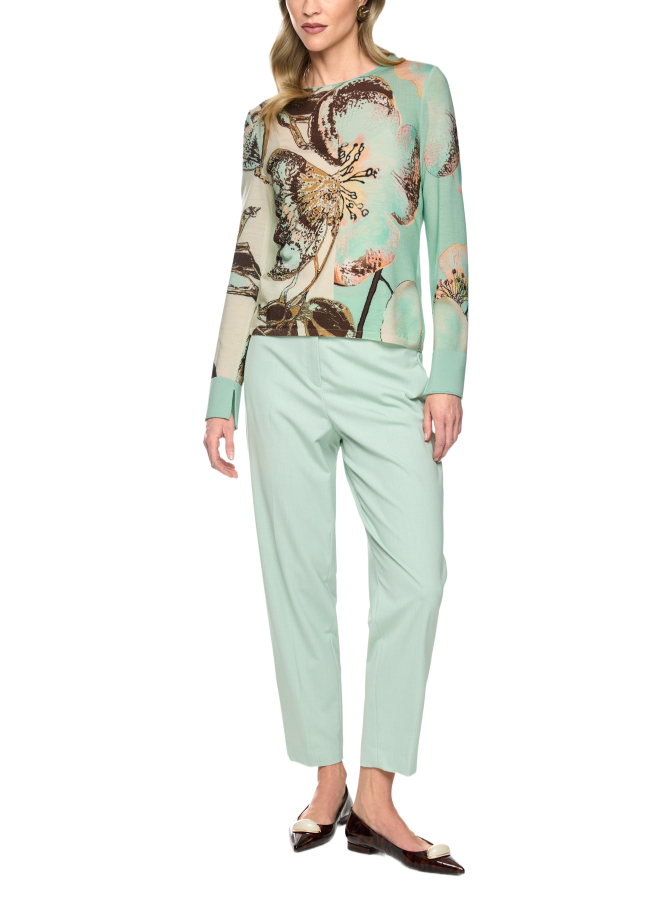 Marc Cain Bedruckter Pullover aus Wolle bei Robert Ley