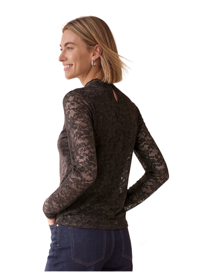 Street One Gemustertes Shirt mit Turtleneck bei Robert Ley