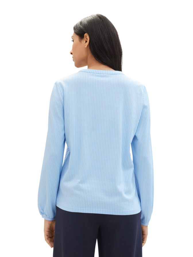 Tom Tailor Casual Gestreifte T-Shirt-Bluse bei Robert Ley