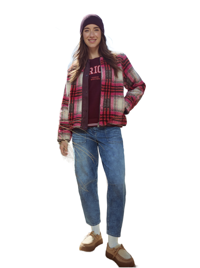 Cecil Blouson mit Karo-Muster bei Robert Ley