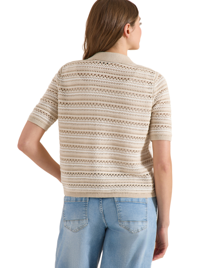 Cecil Cardigan mit Polokragen bei Robert Ley
