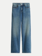 Opus Pants Wide Leg Denim Melly Modern 70190-mid blue bei Robert Ley