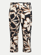 Betty Barclay Verkürzte Relaxed-Fit Hose 8876-Dark Blue/Brown bei Robert Ley