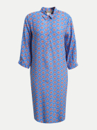 Smith & Soul Hemdblusenkleid mit Allover-Print 1610-INDIGO PRINT bei Robert Ley