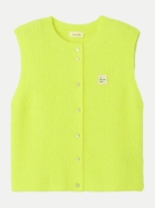 American Vintage Strickweste East jaune fluo-jaune fluo bei Robert Ley