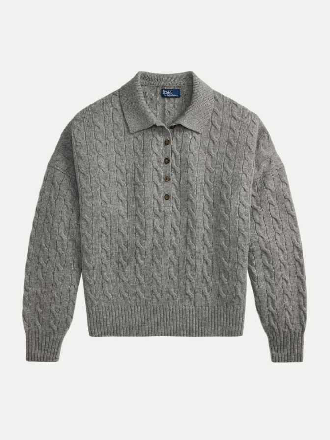 Polo Ralph Lauren Strickpullover mit Zopfmuster bei Robert Ley