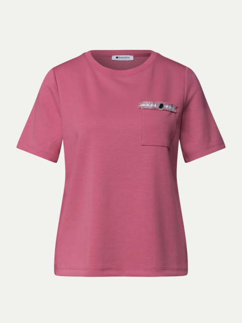 Street One T-Shirt mit Brusttasche bei Robert Ley