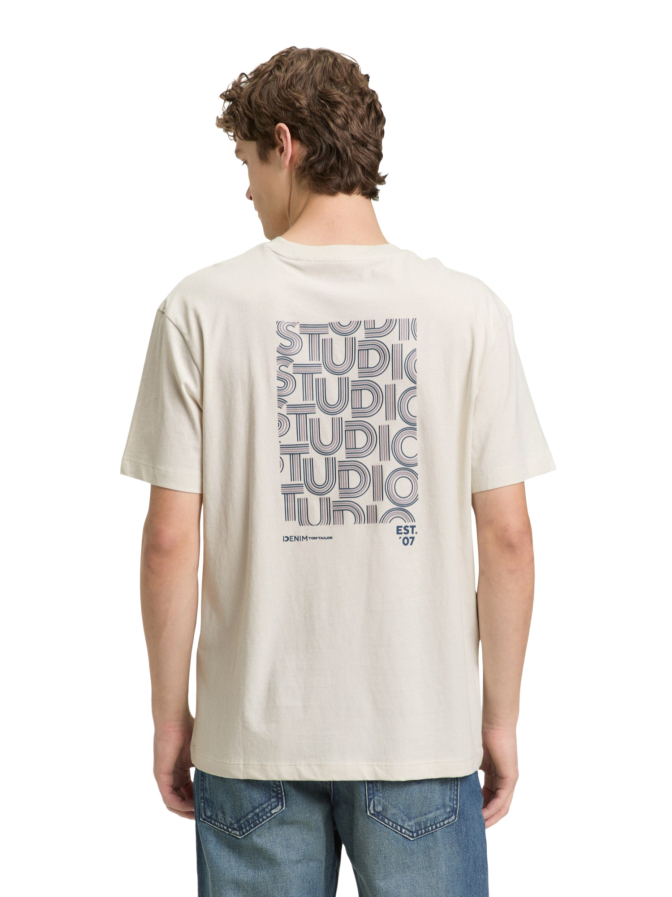 Tom Tailor Denim T-Shirt mit Rückenprint bei Robert Ley