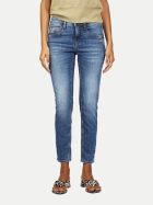 Gang Relaxed-Fit Jeans Amelie Cropped 7729-solid midblue bei Robert Ley
