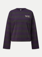 Q/S designed by Langarmshirt mit Streifen-Muster 48G0-LILAC/PINK bei Robert Ley