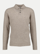 Filippo De Laurentiis Pullover mit Polokragen 921-grigio bei Robert Ley