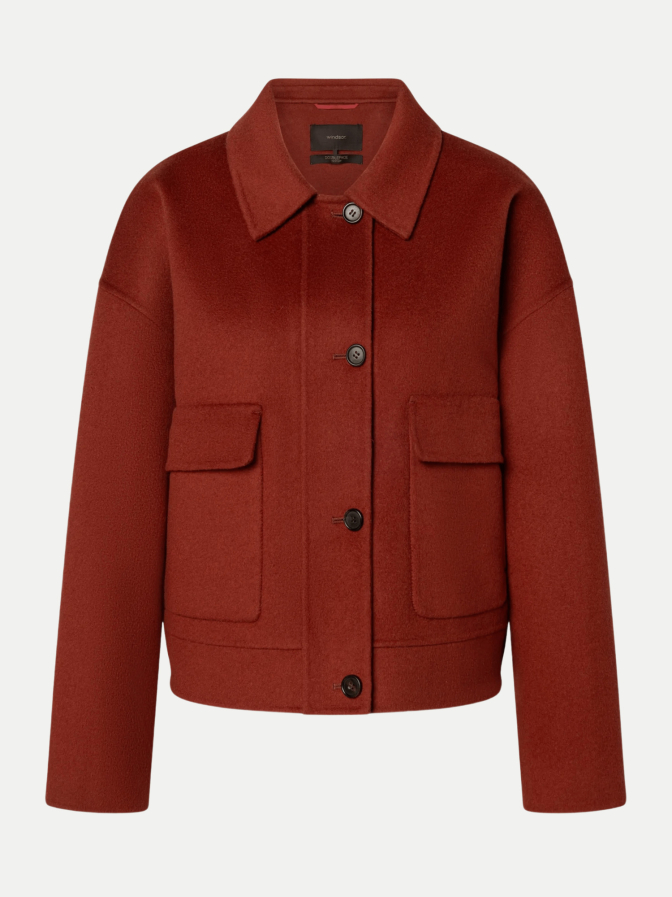 Windsor Women Hemdjacke aus Wolle bei Robert Ley