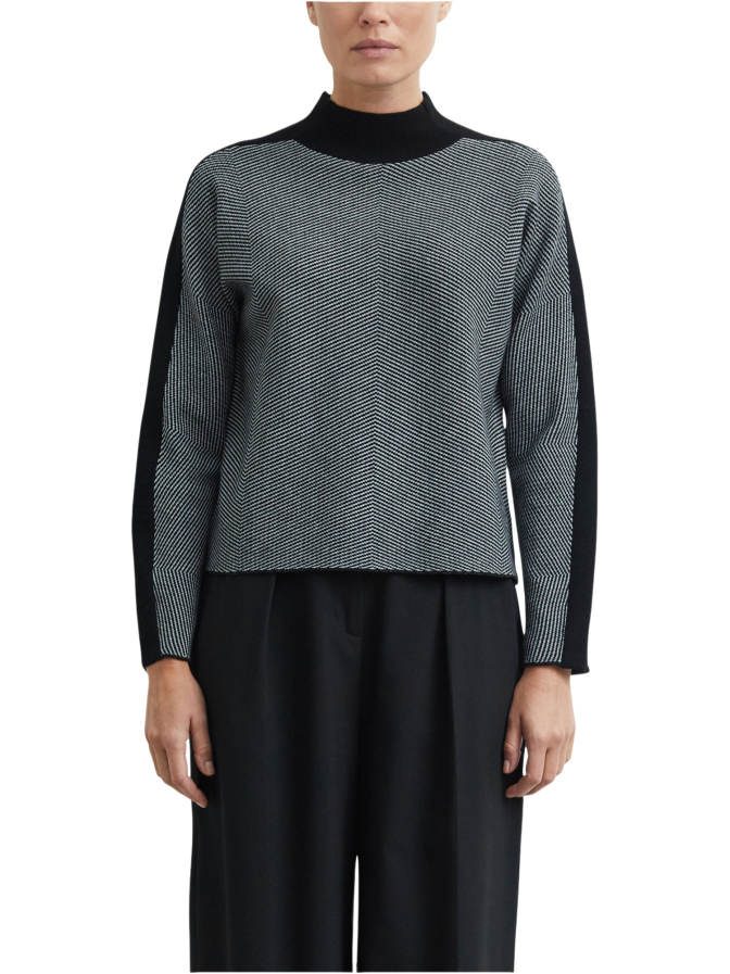 Comma Strickpullover mit Fledermausärmeln bei Robert Ley
