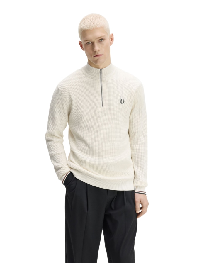 Fred Perry Troyer mit Waffel-Struktur bei Robert Ley
