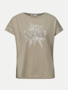 Street One T-Shirt Endless Summer 37278-timeless beige bei Robert Ley