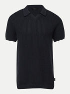 s.Oliver BLACK LABEL Strick-Poloshirt 5920-BLUE bei Robert Ley