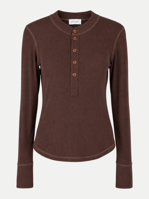 OH APRIL Henley-Shirt Maris bei Robert Ley