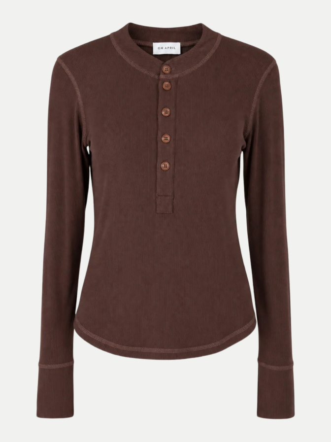 OH APRIL Henley-Shirt Maris bei Robert Ley