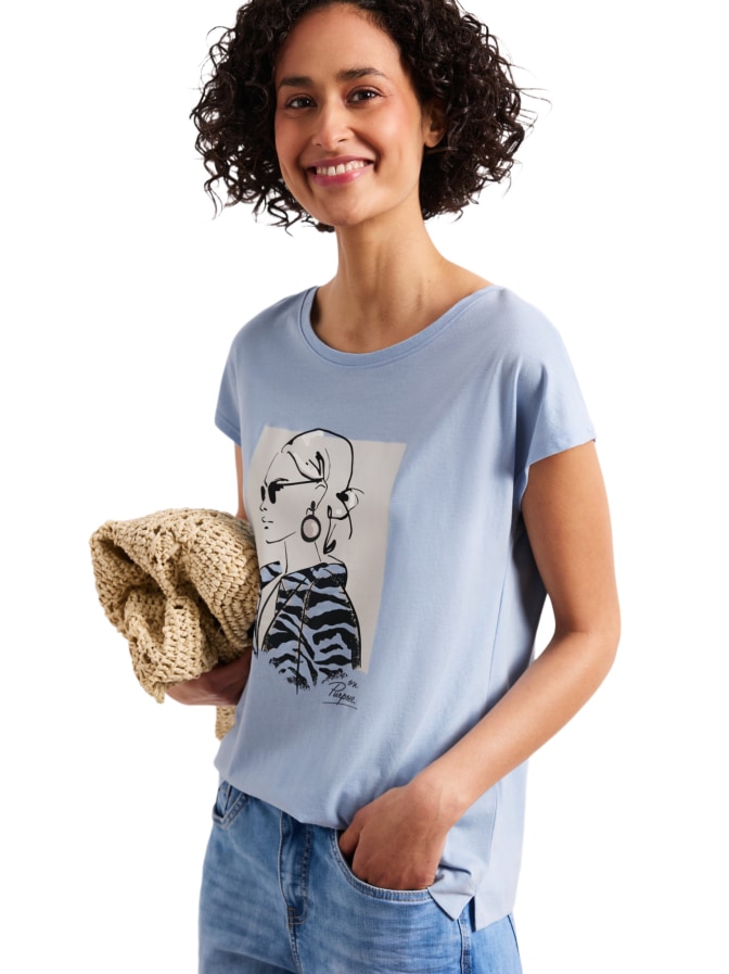 Street One T-Shirt mit Front-Print bei Robert Ley