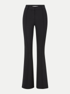 Veronica Beard Flared-Fit Hose Hibiscus black bei Robert Ley