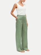 s.Oliver BLACK LABEL Wide Leg Leinenhose 7261-GREEN bei Robert Ley