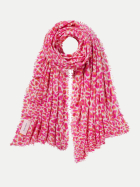 Purschoen Kaschmirschal 6308 leo pink orange bei Robert Ley