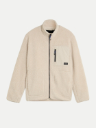 Tom Tailor Denim Relaxed-Fit Teddy-Jacke 12365-Dusty Beige bei Robert Ley