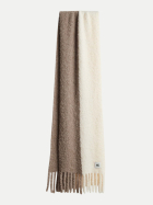 Opus Schal aus Bouclégarn Amoni Colorblock 20044-light mocca bei Robert Ley