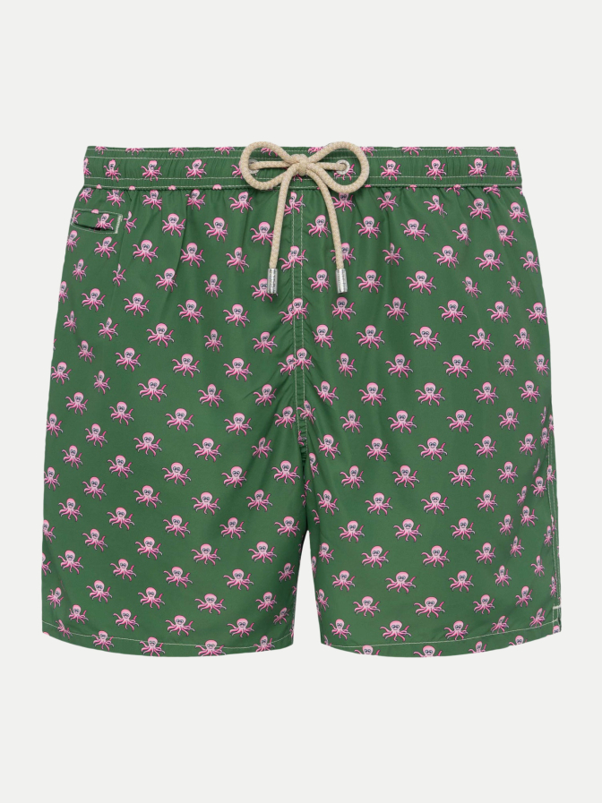 MC2 Saint Barth Badeshorts mit Oktopus Print bei Robert Ley