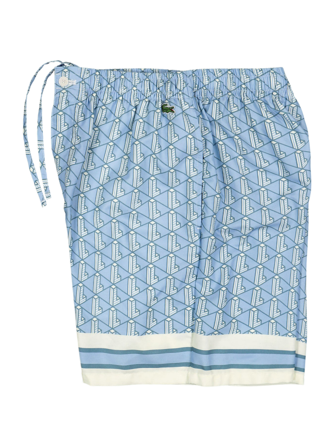 Lacoste Shorts mit Monogramm-Muster bei Robert Ley
