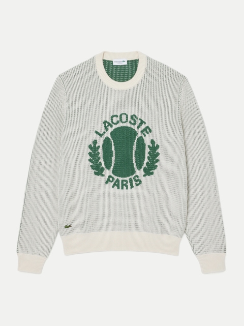 LACOSTE Strickpullover mit Jacquard-Motiv bei Robert Ley