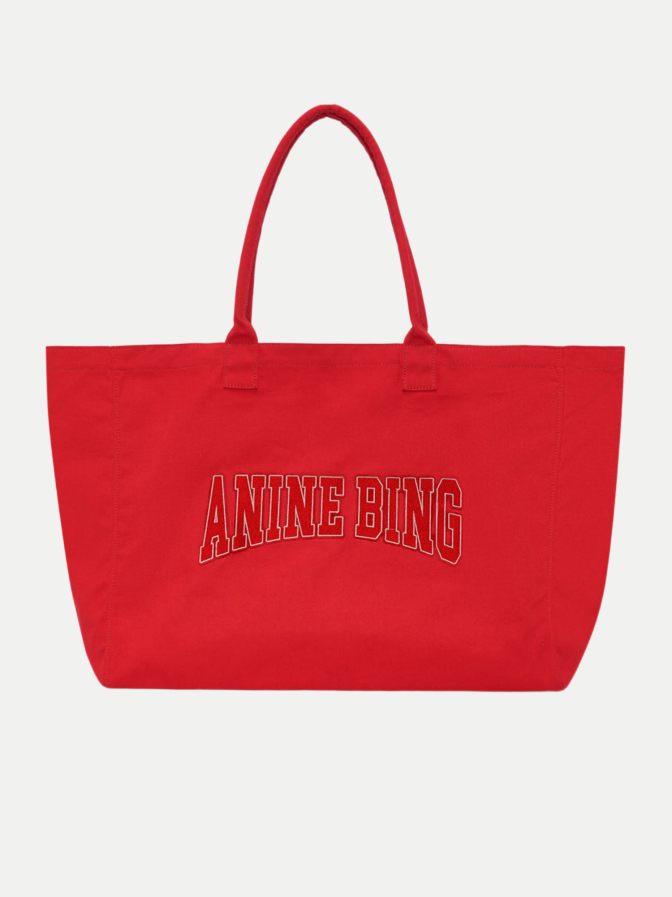 Anine Bing Tragetasche aus Canvas bei Robert Ley