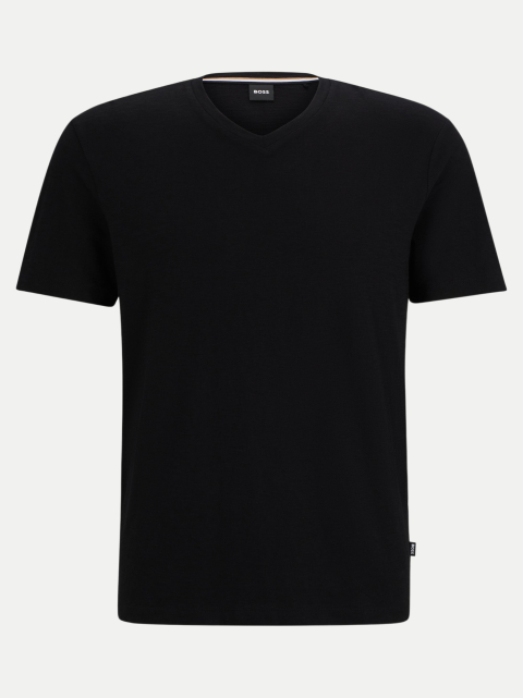 BOSS Black Basic T-Shirt mit V-Ausschnitt bei Robert Ley