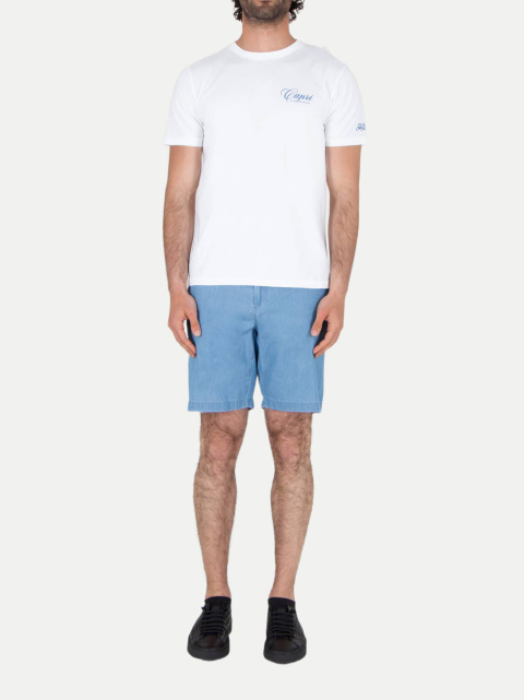MC2 Saint Barth T-Shirt mit Capri Backprint bei Robert Ley