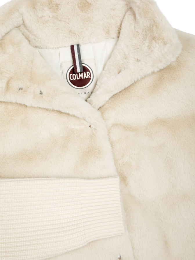 Colmar Hybridjacke aus Kunstpelz bei Robert Ley